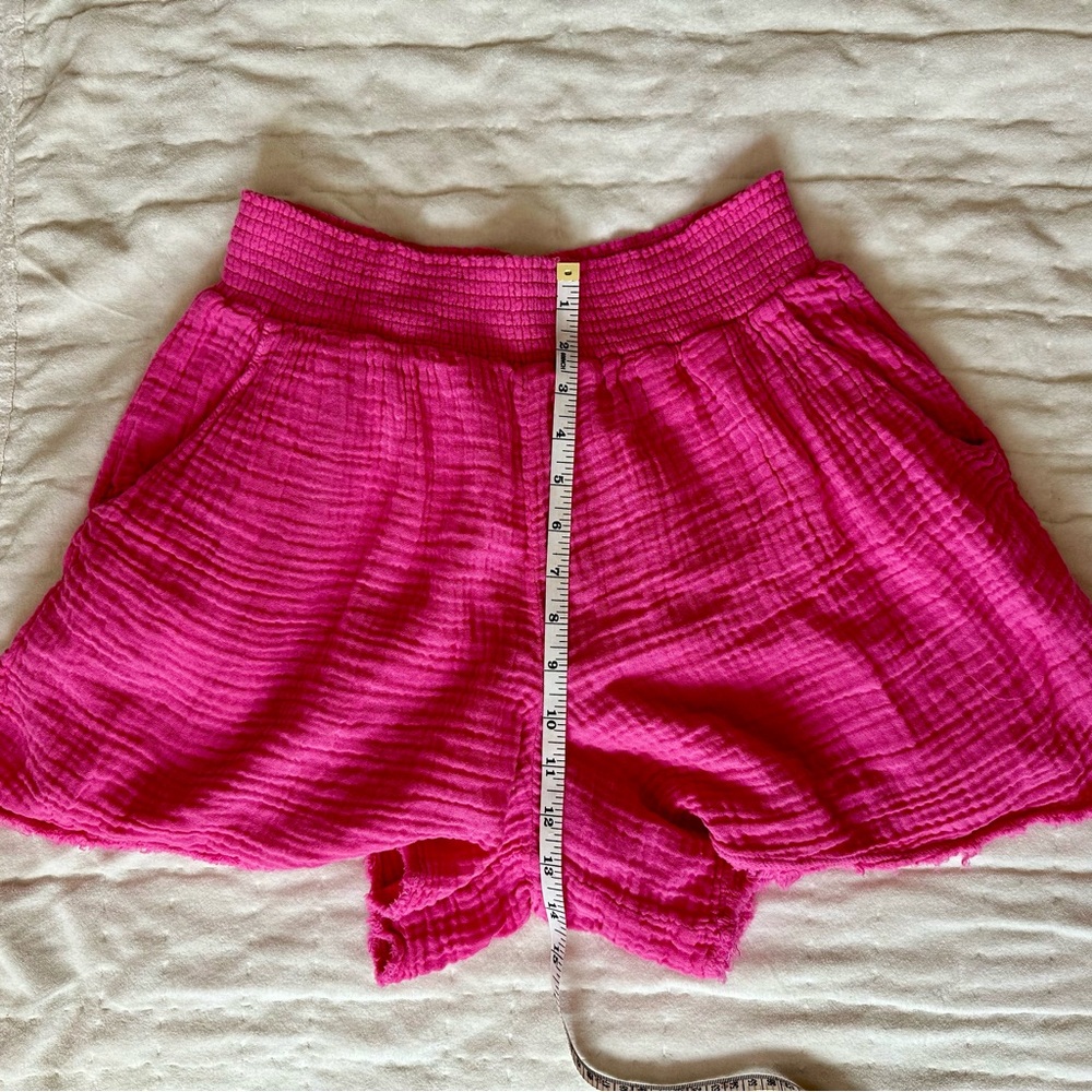 Michael Stars Peggy Double Gauze Women’s Azalea 🌺 Pink Shorts - Size XL EUC - Picture 4 of 6